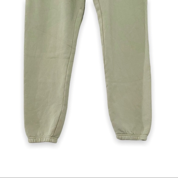 Aritzia TNA Cozy Fleece Boyfriend Sweatpant Pull-On Joggers Sage Green 1X - Picture 3 of 11